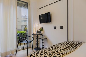 Basic-Zimmer | Hochwertige Bettwaren, Daunenbettdecken, Minibar, Zimmersafe