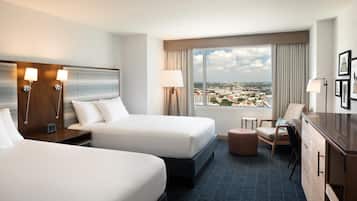 Premium bedding, pillow-top beds, in-room safe, desk