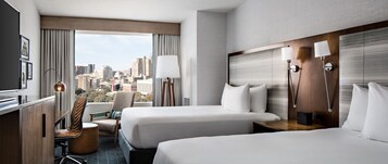 Premium bedding, pillow-top beds, in-room safe, desk