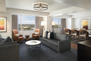 Premium bedding, pillowtop beds, in-room safe, desk