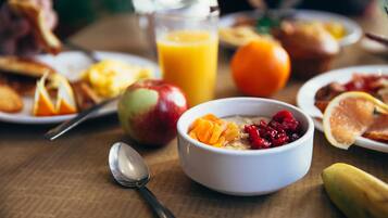 Daily to-go breakfast for a fee
