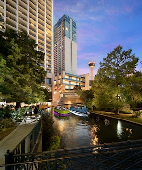 Hotel Exterior at Grand Hyatt San Antonio River Walk