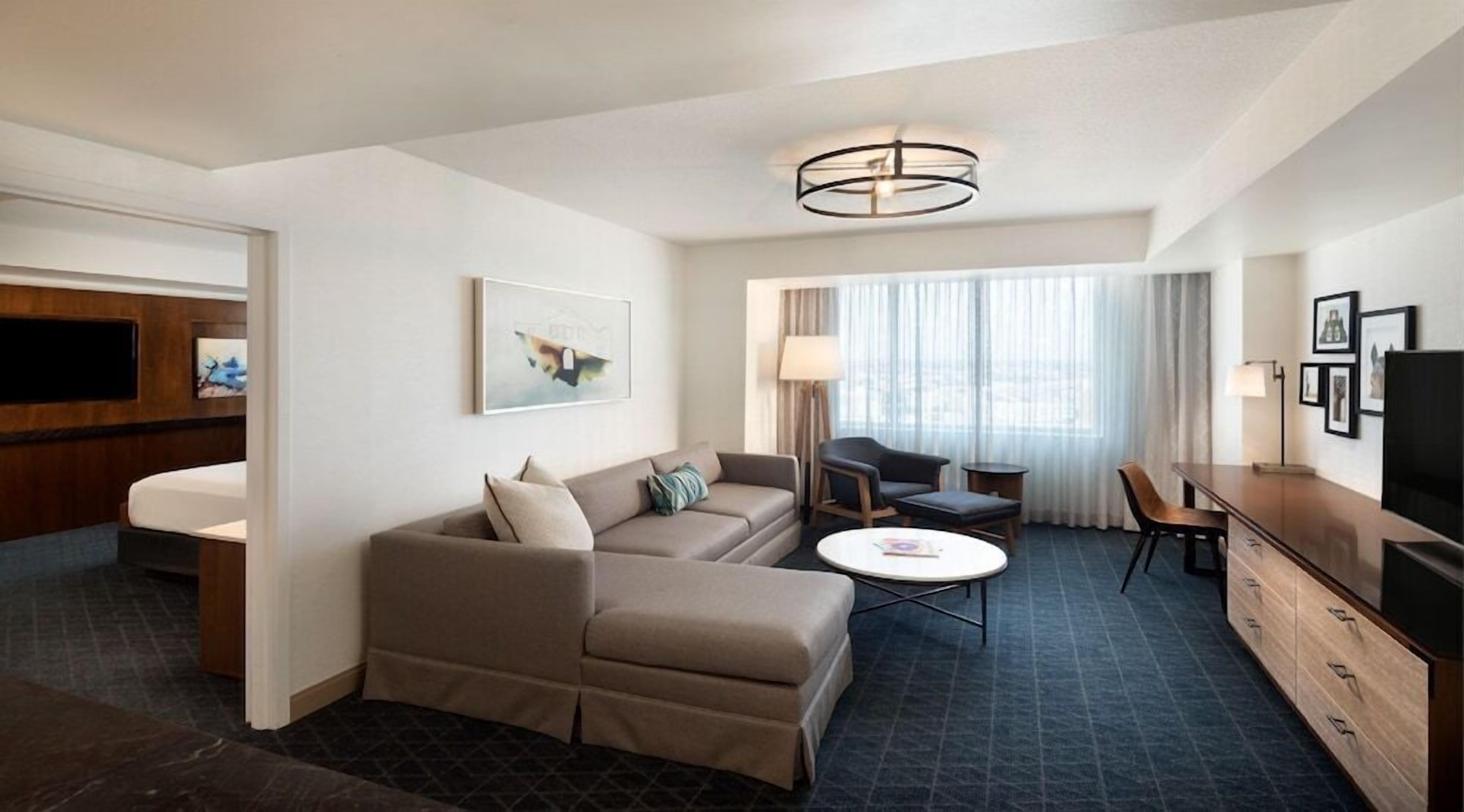 Living area | 55-inch flat-screen TV with cable channels, TV, pay films