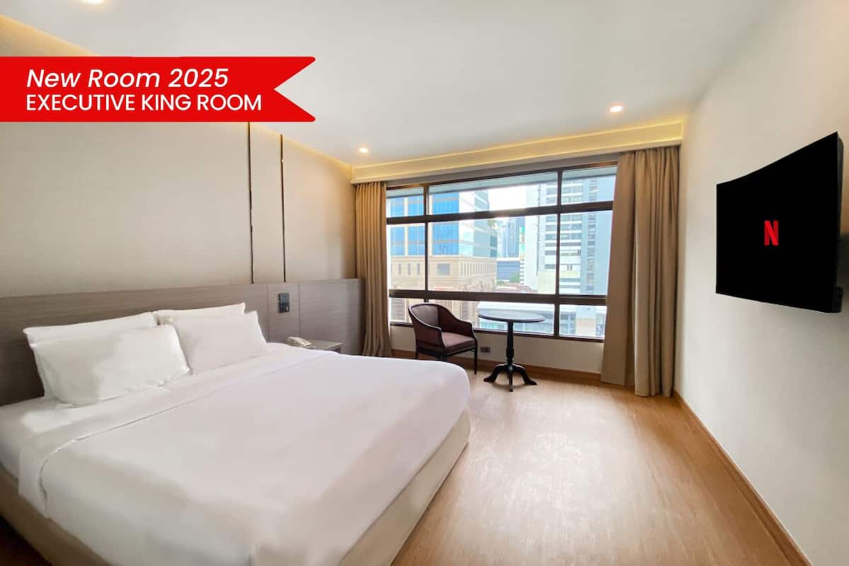Executive King Room | 1 Schlafzimmer, Minibar, Zimmersafe, Schreibtisch
