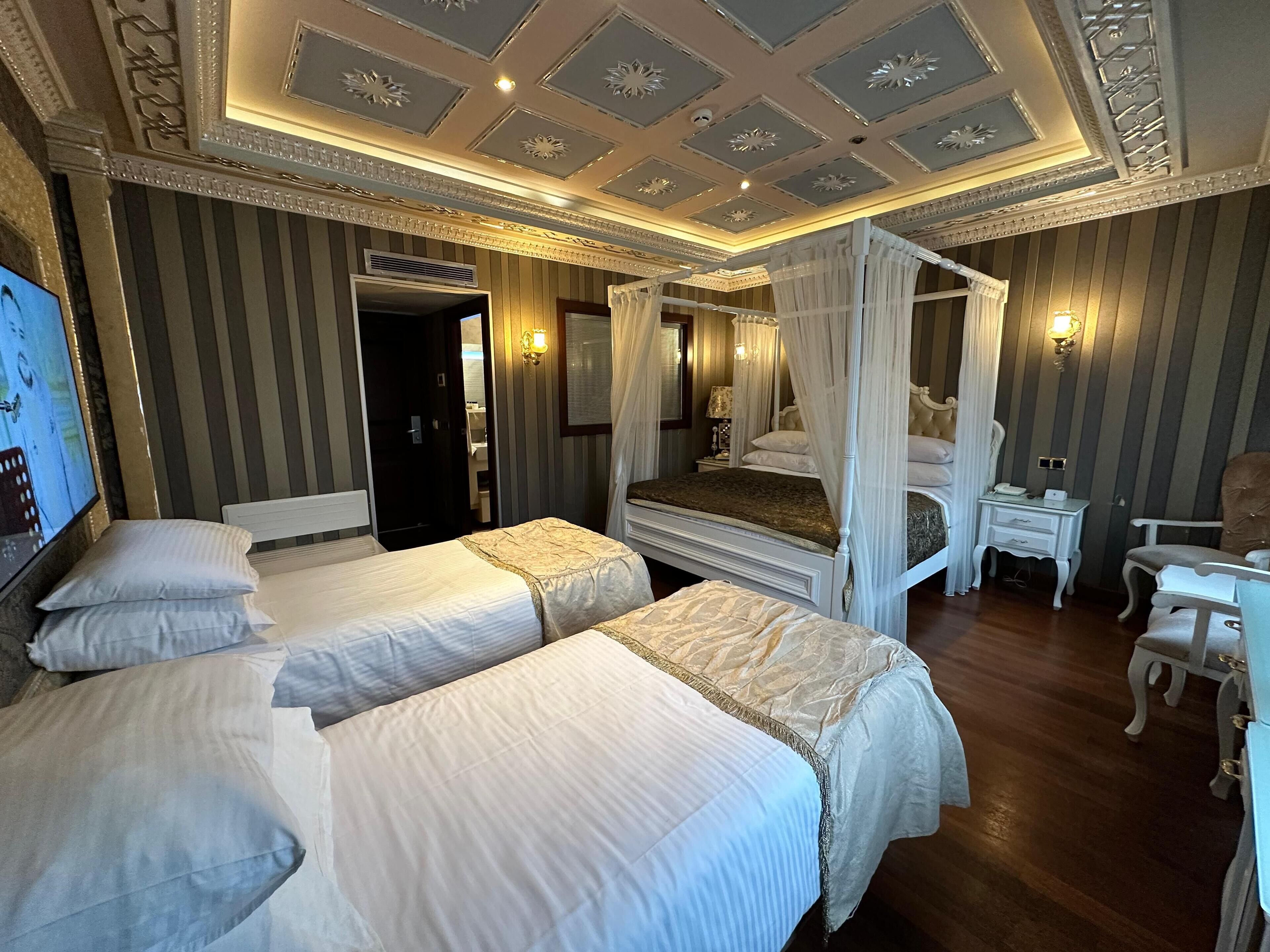 family suite, 1 bedroom, city view | premium bedding, in-room safe, blackout curtains, soundproofing