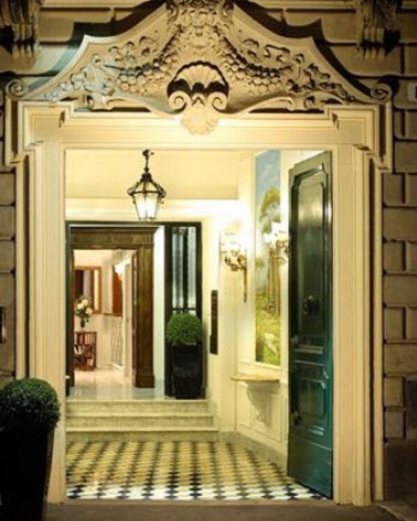 Majoituspaikan julkisivu