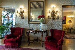 Sitteområde i lobbyen