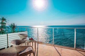 Superior Room, Sea View | Terrace/patio - Charisma De Luxe Hotel (Kusadasi)