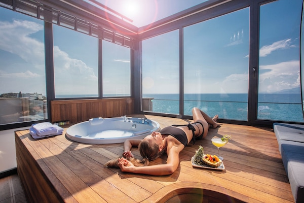 Exclusive-Suite, 1 Schlafzimmer, Meerblick | Terrasse/Patio