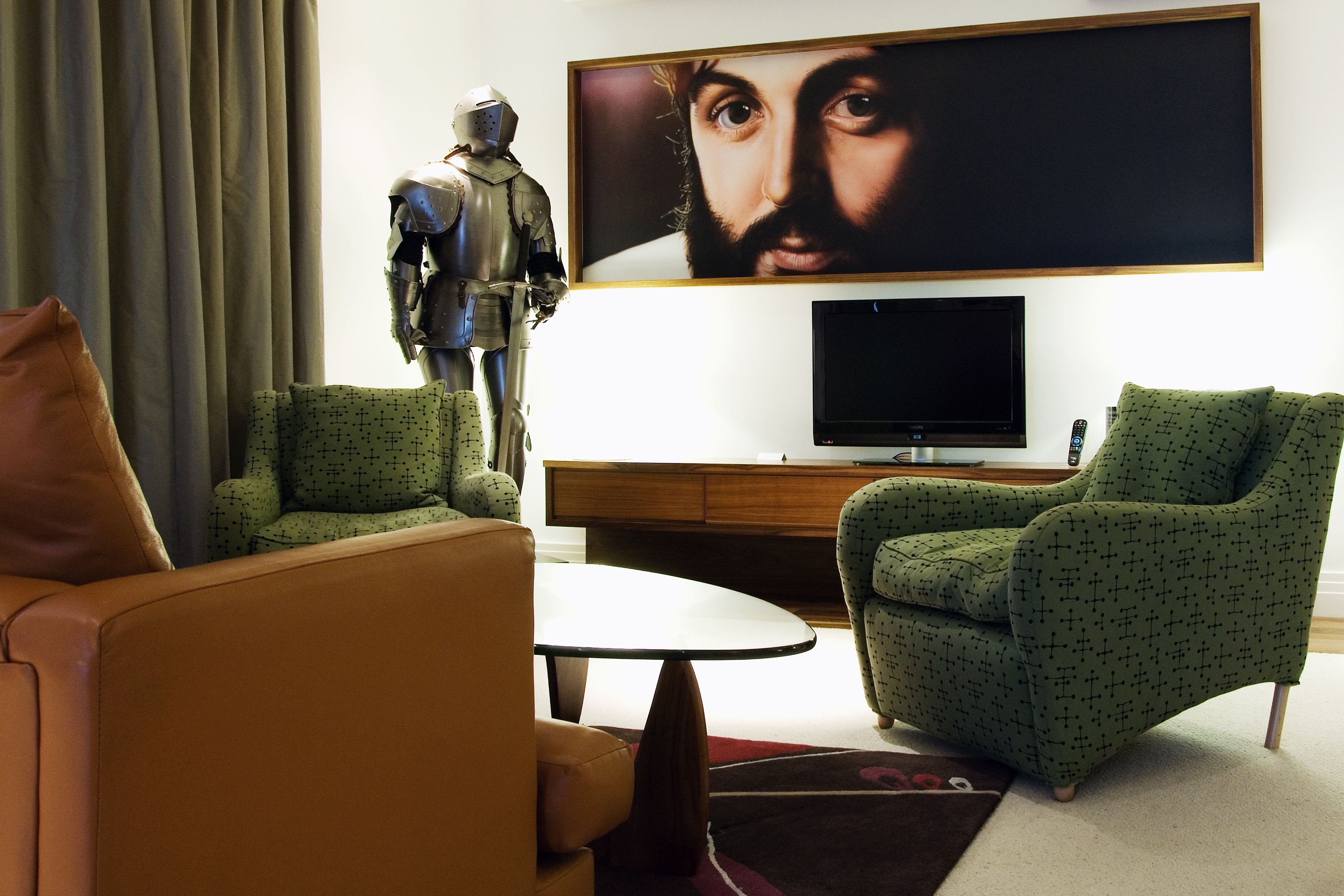 in-room safe, desk, laptop workspace, iron/ironing board