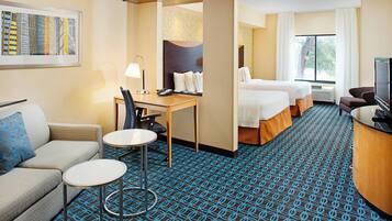 Studio, Multiple Beds | Premium bedding, desk, laptop workspace, blackout curtains