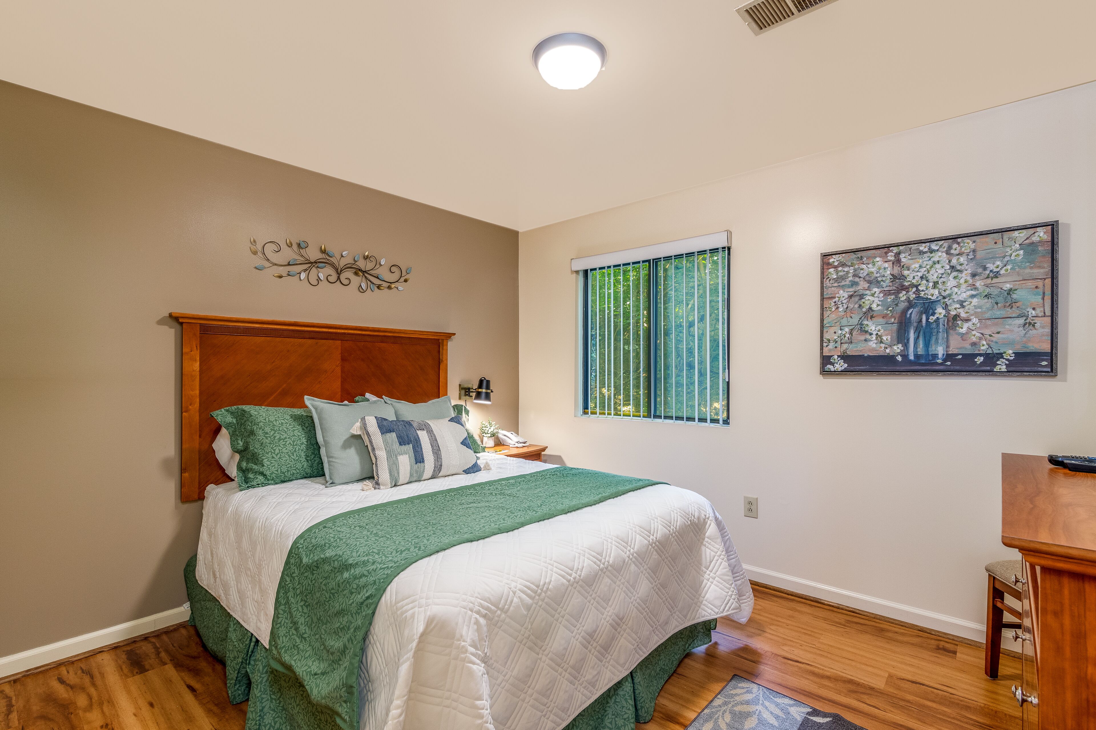 جناح - غرفة نوم واحدة | 1 غرفة نوم وأغطية فراش متميزة وأسرّة بطبقة علوية مريحة