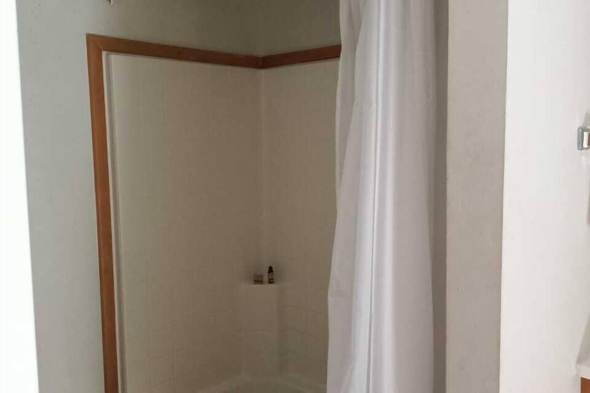 panoramic room, 2 double beds, terrace | bathroom | combined shower/bathtub, rainfall showerhead, free toiletries