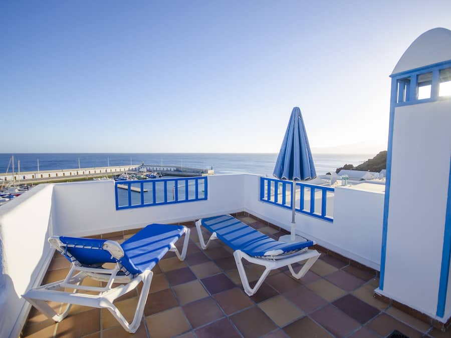 Appartement Supérieur, 1 chambre, vue mer | Terrasse/Patio