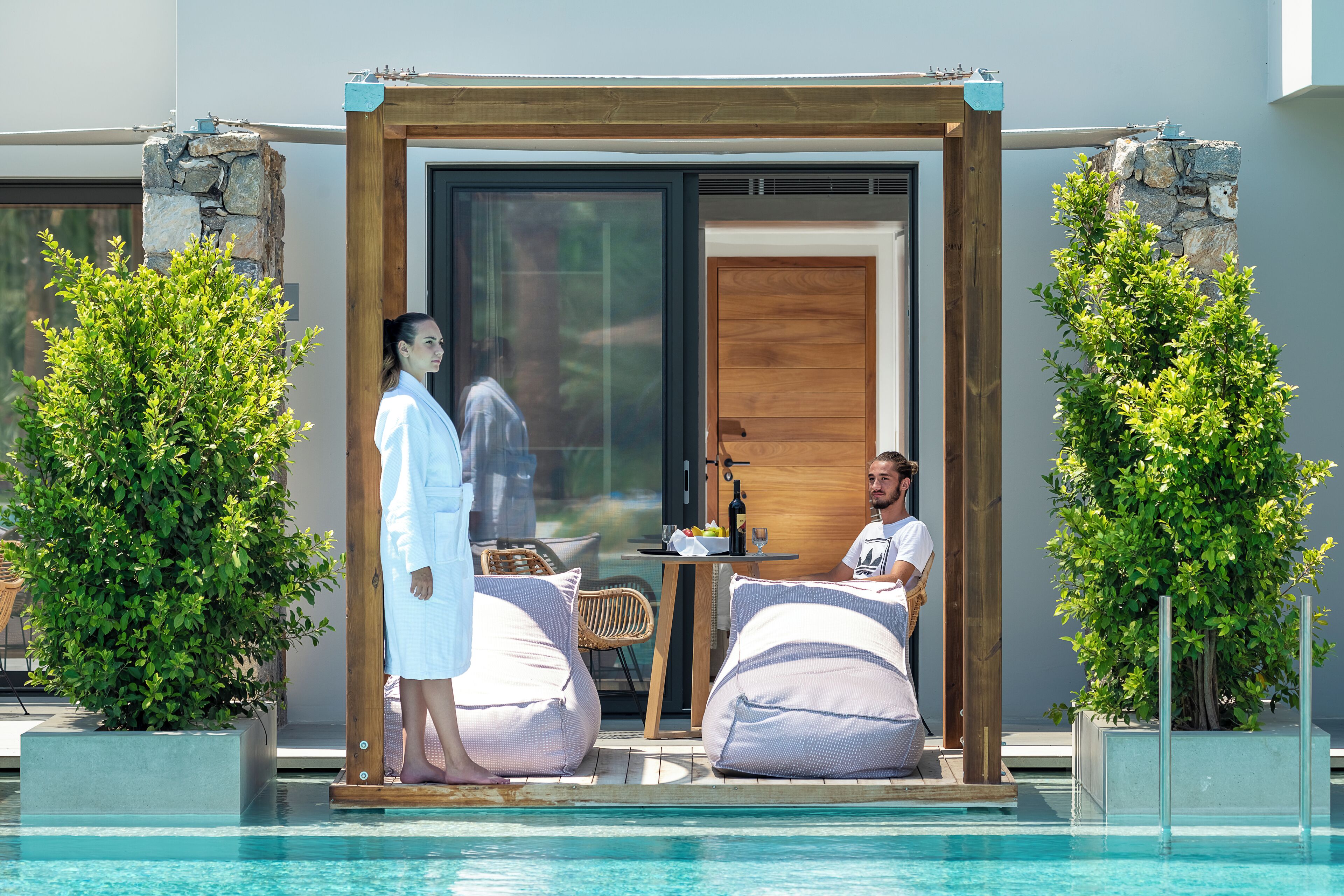 Junior Suite, Ground Floor | Premium bedding, in-room safe, desk, blackout curtains