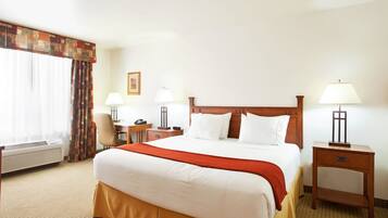 Premium bedding, desk, iron/ironing board, cots/infant beds