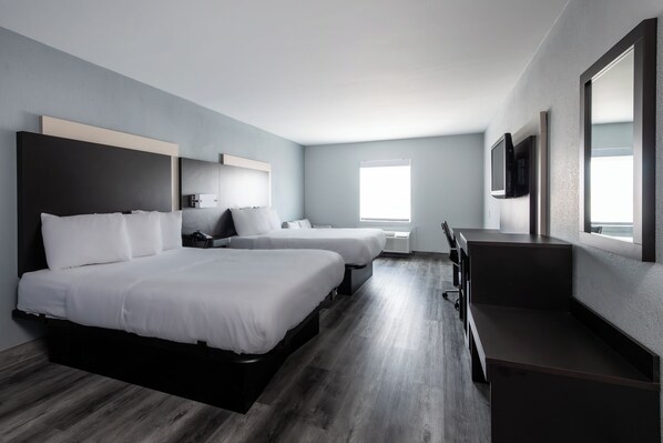 Deluxe Double Room | Individually furnished, desk, laptop workspace, iron/ironing board - Country Hearth Inn & Suites (Forest Park)