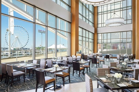 Breakfast, lunch and dinner served. The Westin Washington National Harbor