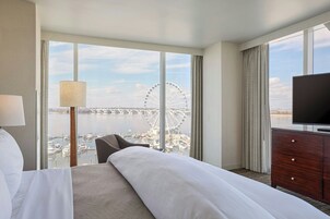 Suite, 1 Bedroom (View) | Pillowtop beds, in-room safe, desk, laptop workspace