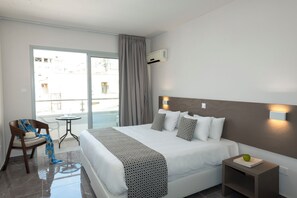 华丽公寓, 2 间卧室, 阳台, 城市景观 | 客房内保险箱、办公桌、隔音、免费 WiFi