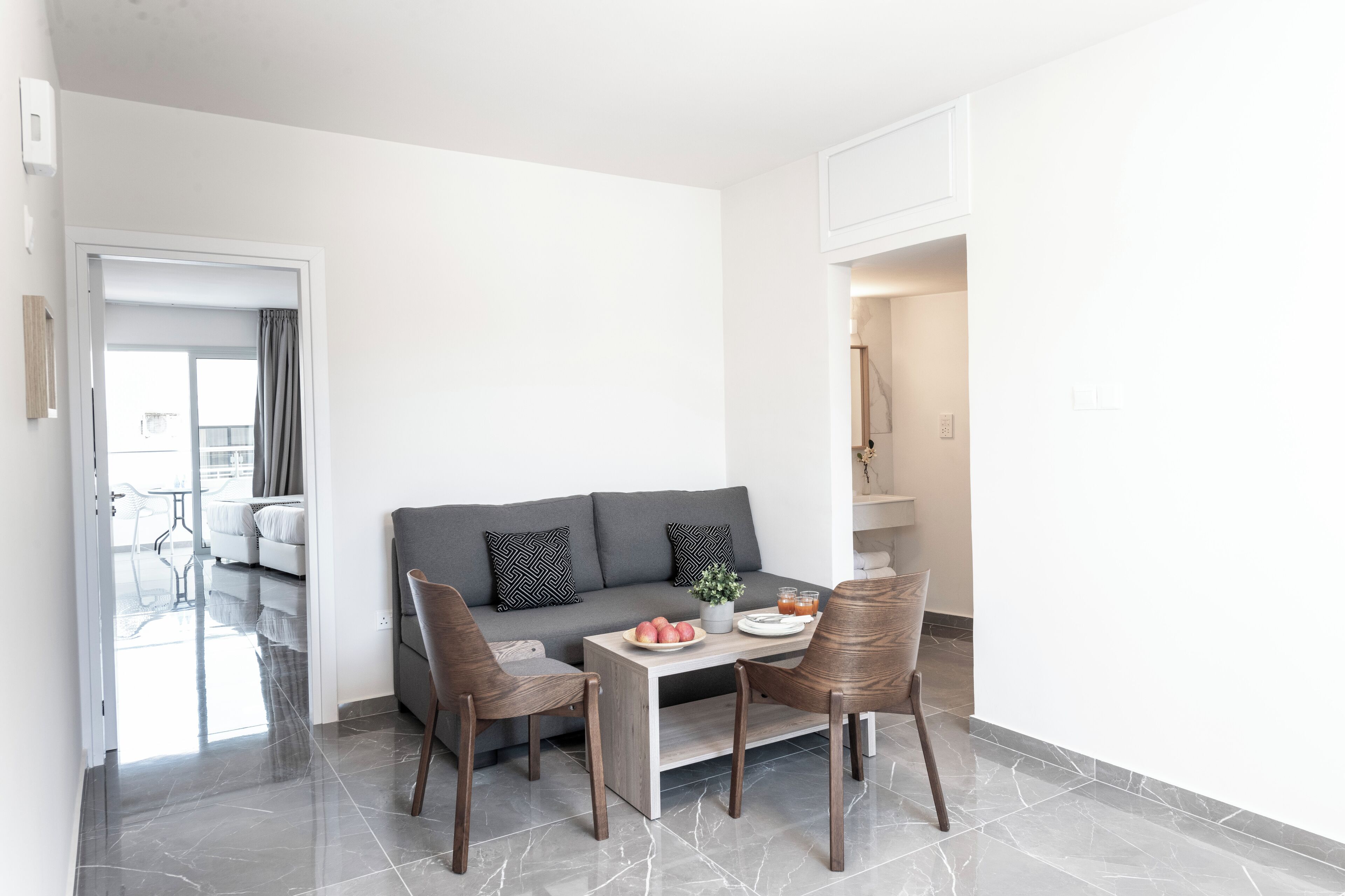 Apartament Deluxe, balcó, vistes a la ciutat (Family) | Sala d'estar