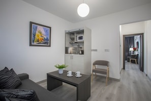 Superior Apartment, 1 Bedroom, Balcony, City View | Living area - Blazer Residence (Larnaca)