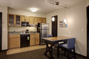 Hypo-allergenic bedding, pillow-top beds, desk, laptop workspace