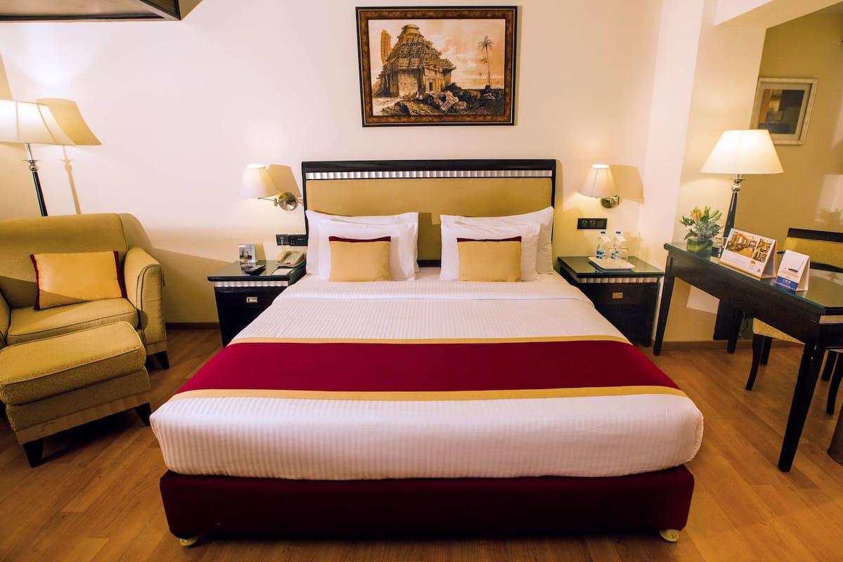 1 Schlafzimmer, hochwertige Bettwaren, Minibar, Zimmersafe