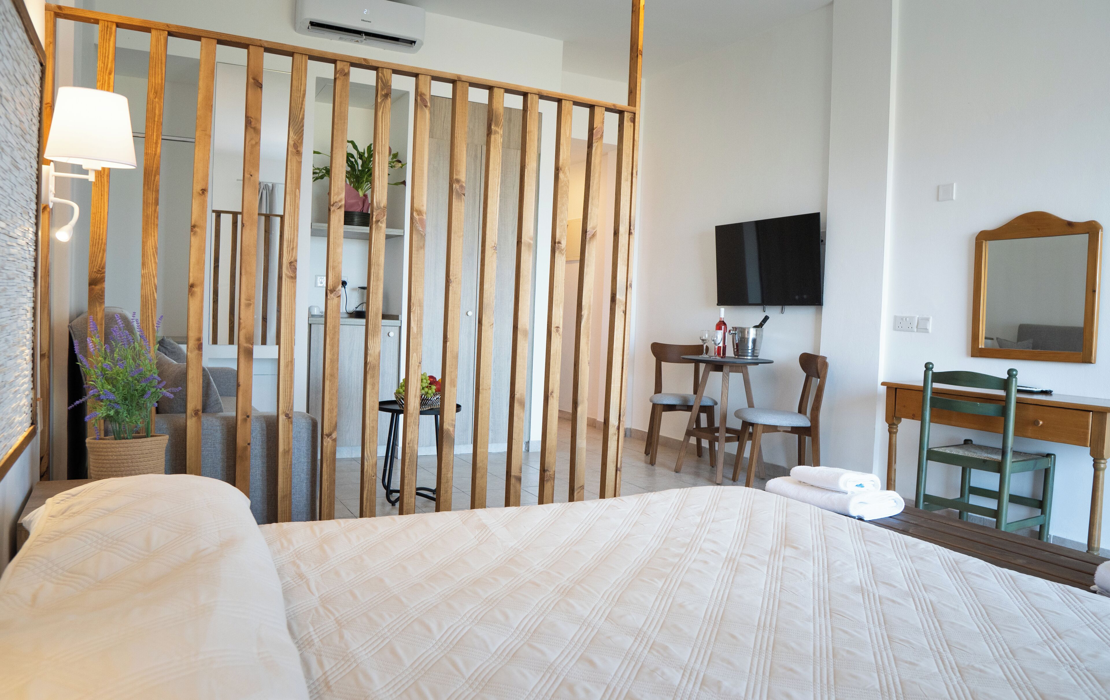 superior studio, sea view | 1 bedroom, blackout curtains, iron/ironing board, free cots/infant beds