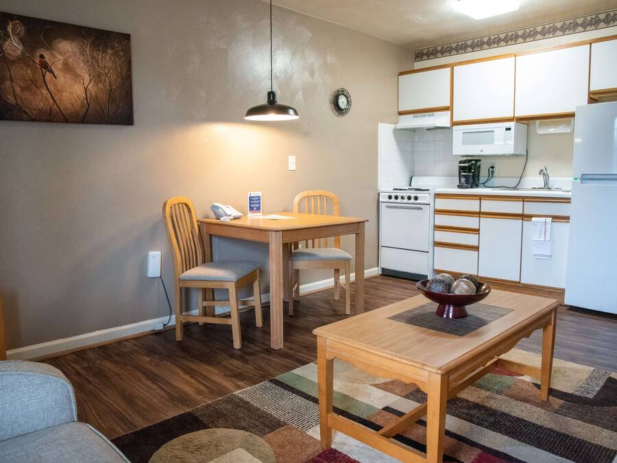 Phòng Suite Tiêu chuẩn, 1 phòng ngủ, bếp | Phòng khách | TV màn hình phẳng 32-inch có truyền hình vệ tinh, TV, đầu đĩa DVD