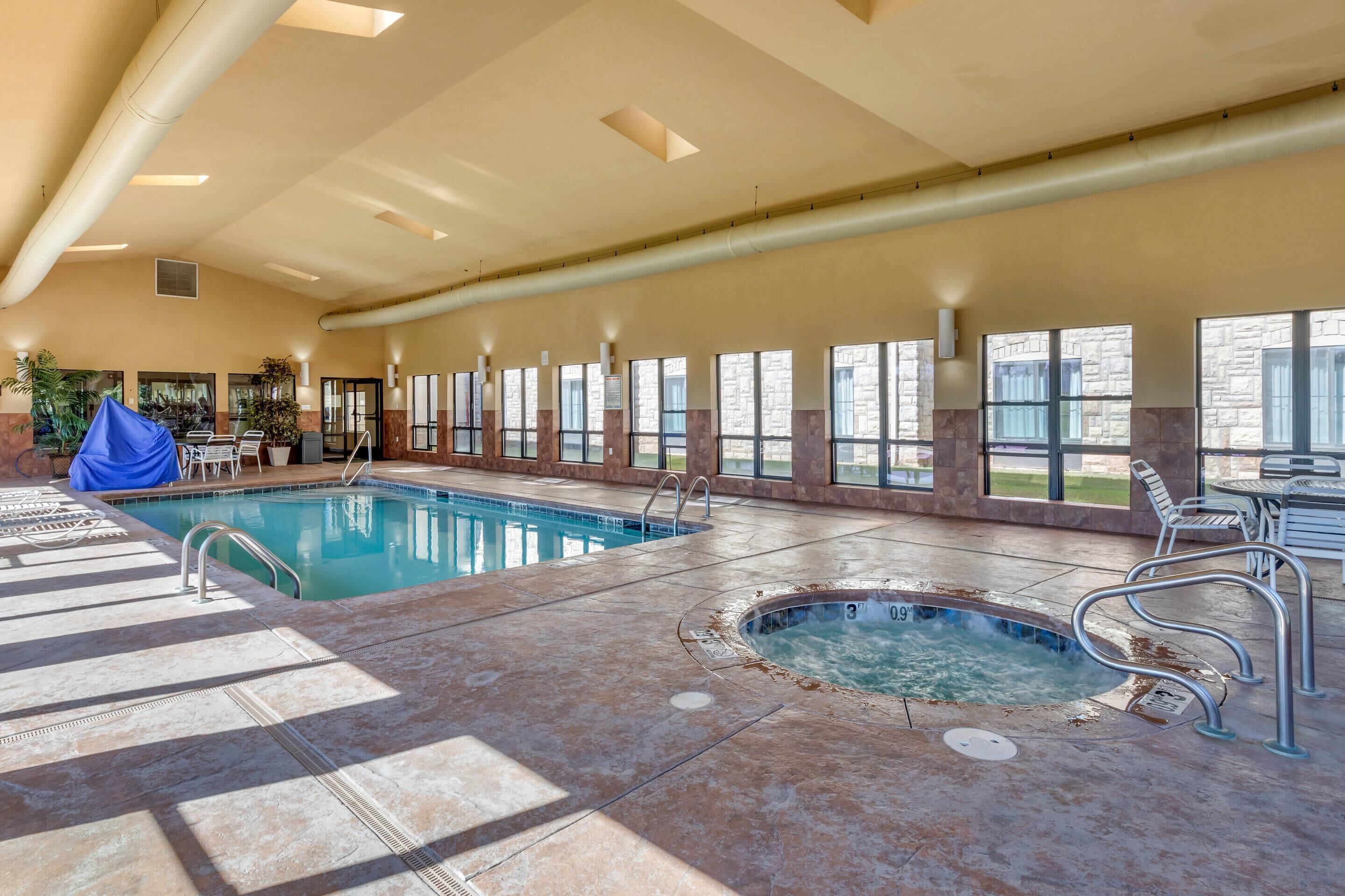 Una piscina techada