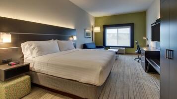 In-room safe, desk, laptop workspace, iron/ironing board