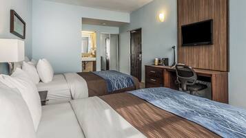 1 間臥室、羽絨被、客房內保險箱、書桌