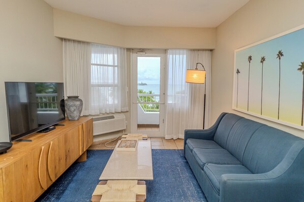 Suite, 1 King-Bett, Nichtraucher | Wohnbereich