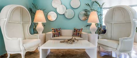 Lobby sitting area