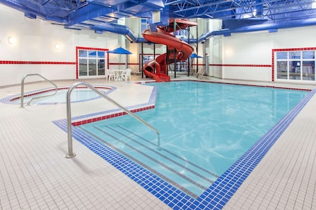 Indoor pool. Ramada by Wyndham Pincher Creek