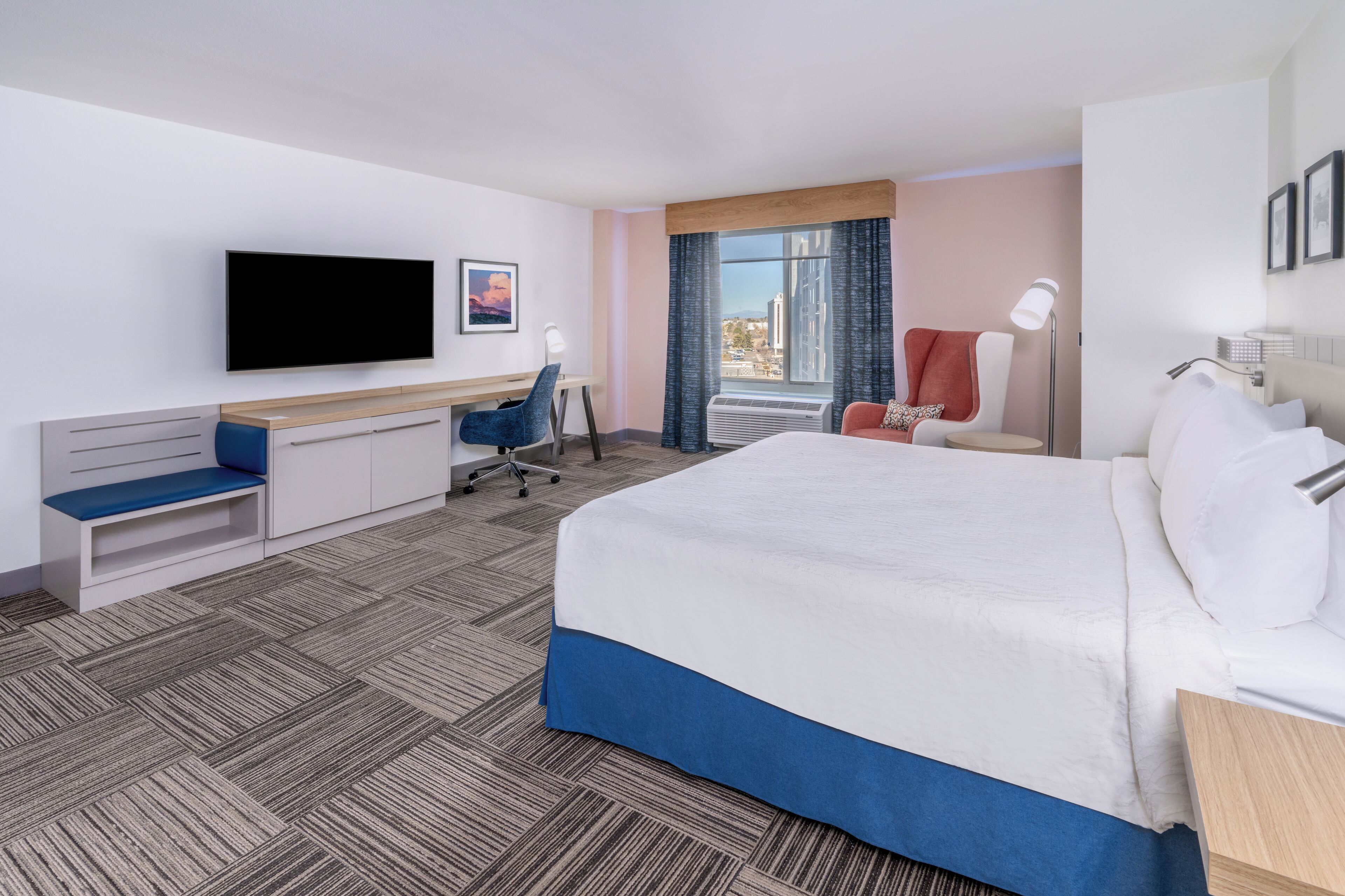 blackout curtains, iron/ironing board, free wifi, bed sheets