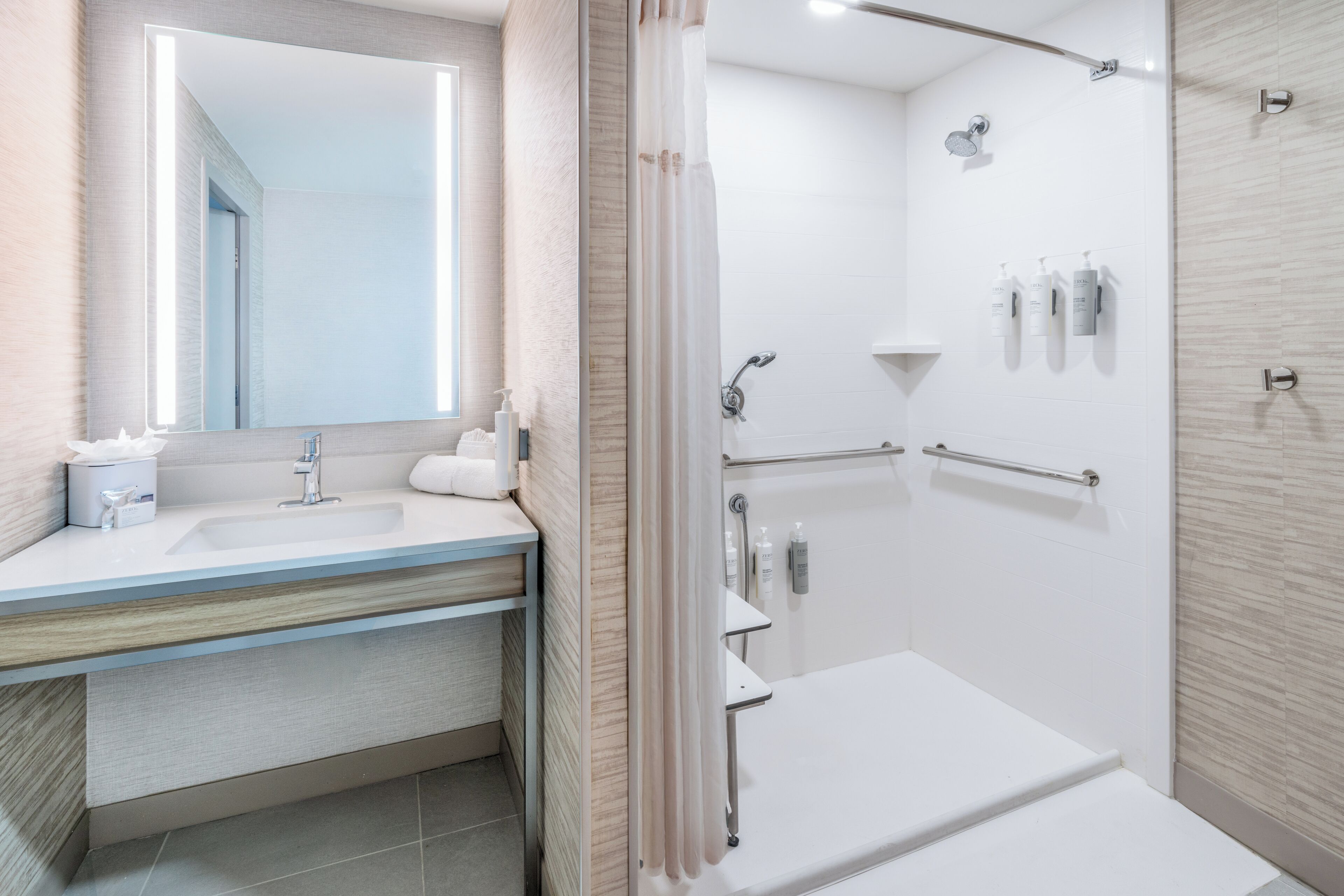 free toiletries, hair dryer, towels, soap