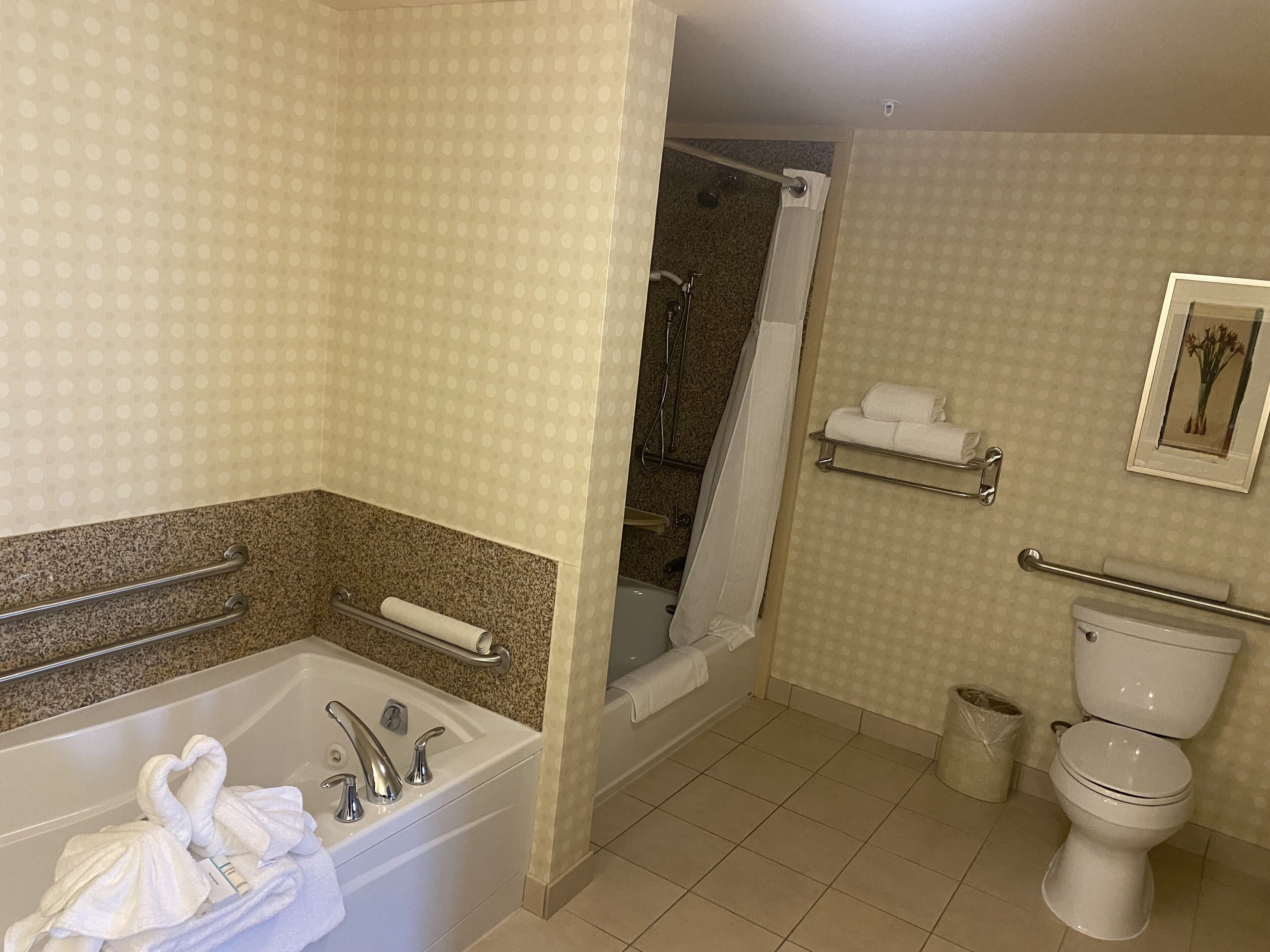 suite, 1 king bed | hypo-allergenic bedding, desk, laptop workspace, iron/ironing board