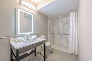 Baño accesible en silla de ruedas