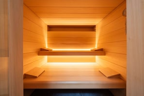 Sauna, hot stone massages, massages