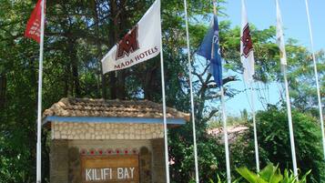 Façana frontal de l'allotjament