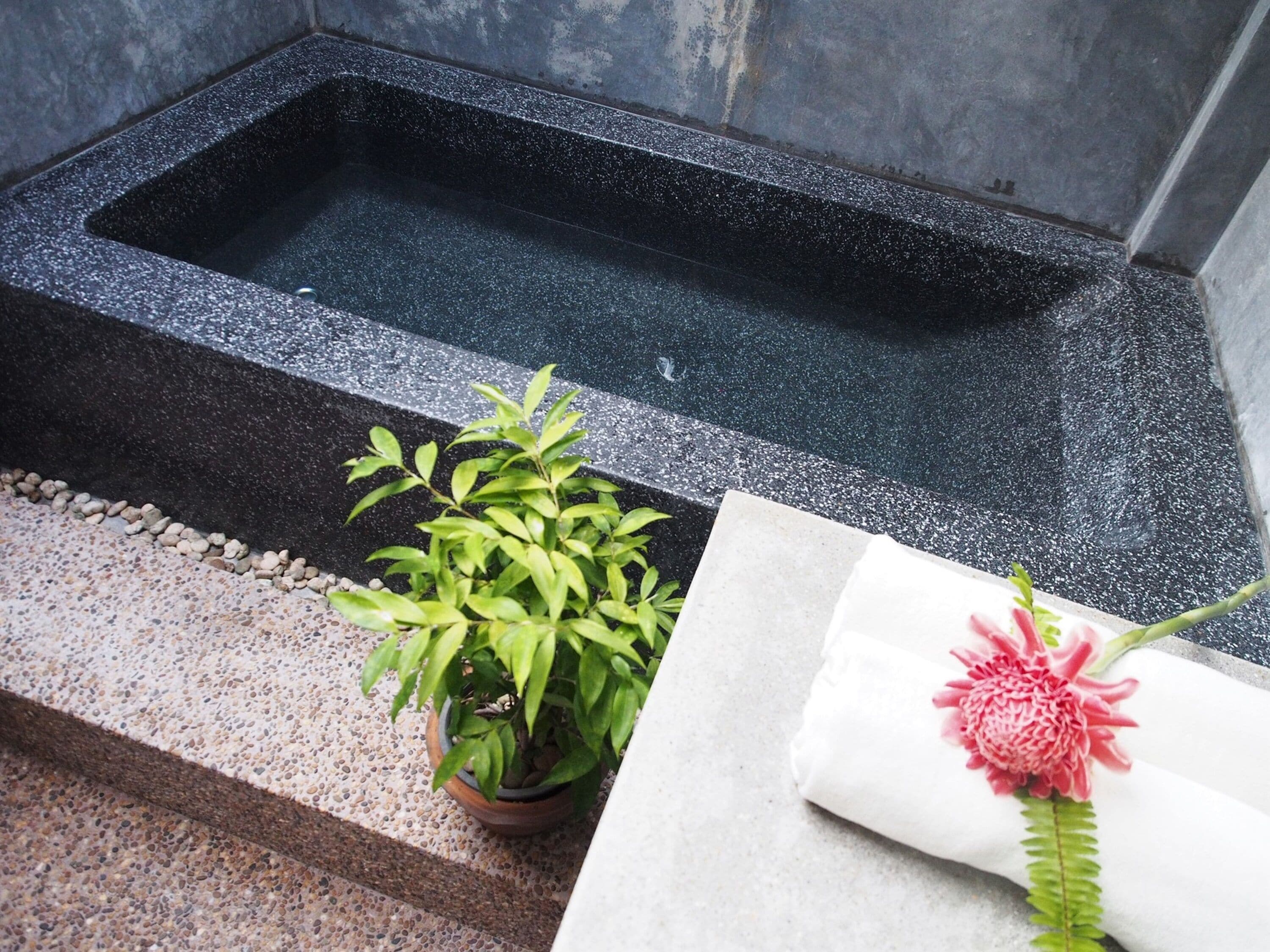 rainfall showerhead, free toiletries, hair dryer, bathrobes