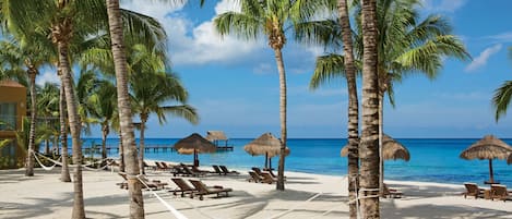 On the beach, beach massages, scuba diving, snorkeling