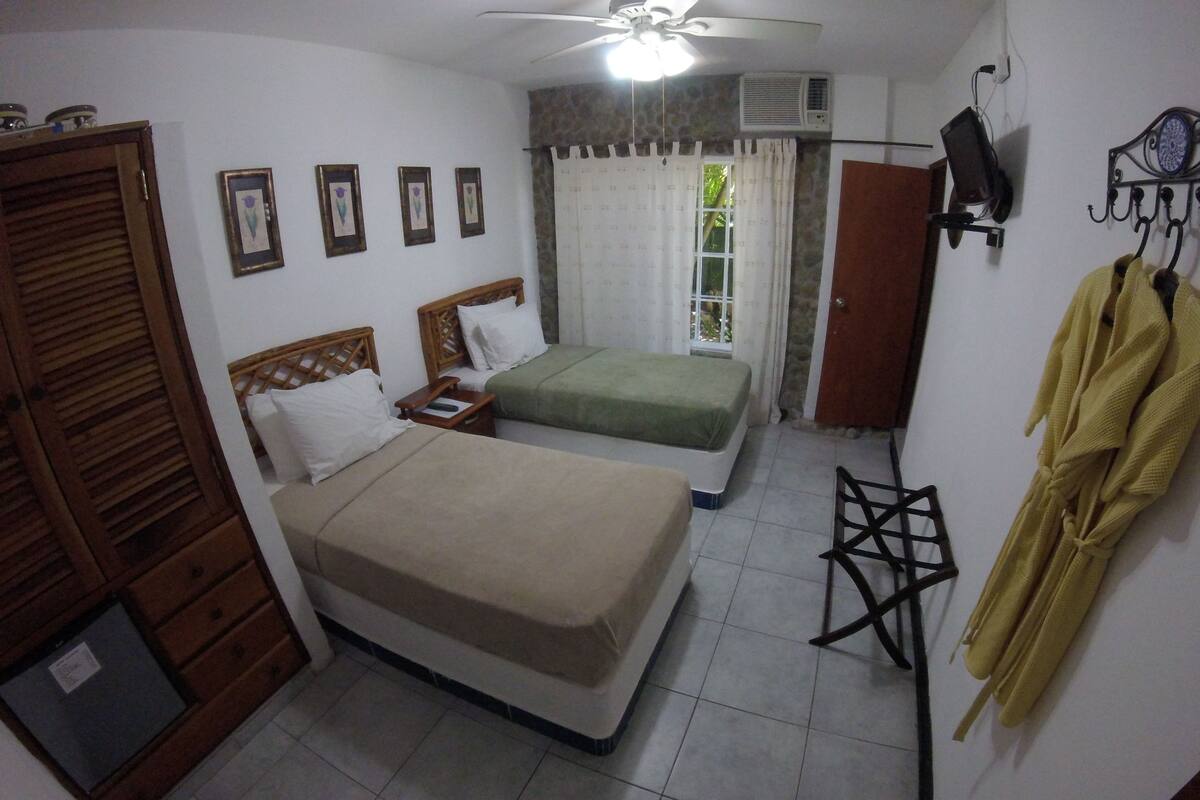 Standard Twin Room | 1 bedroom, premium bedding, blackout curtains, free cots/infant beds