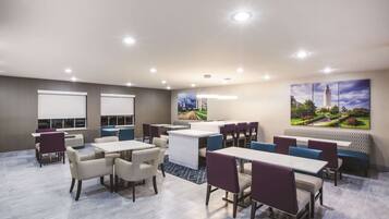 Free daily self-service breakfast