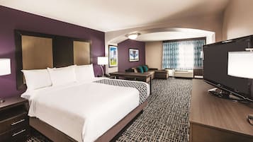 Premium bedding, pillow-top beds, desk, iron/ironing board