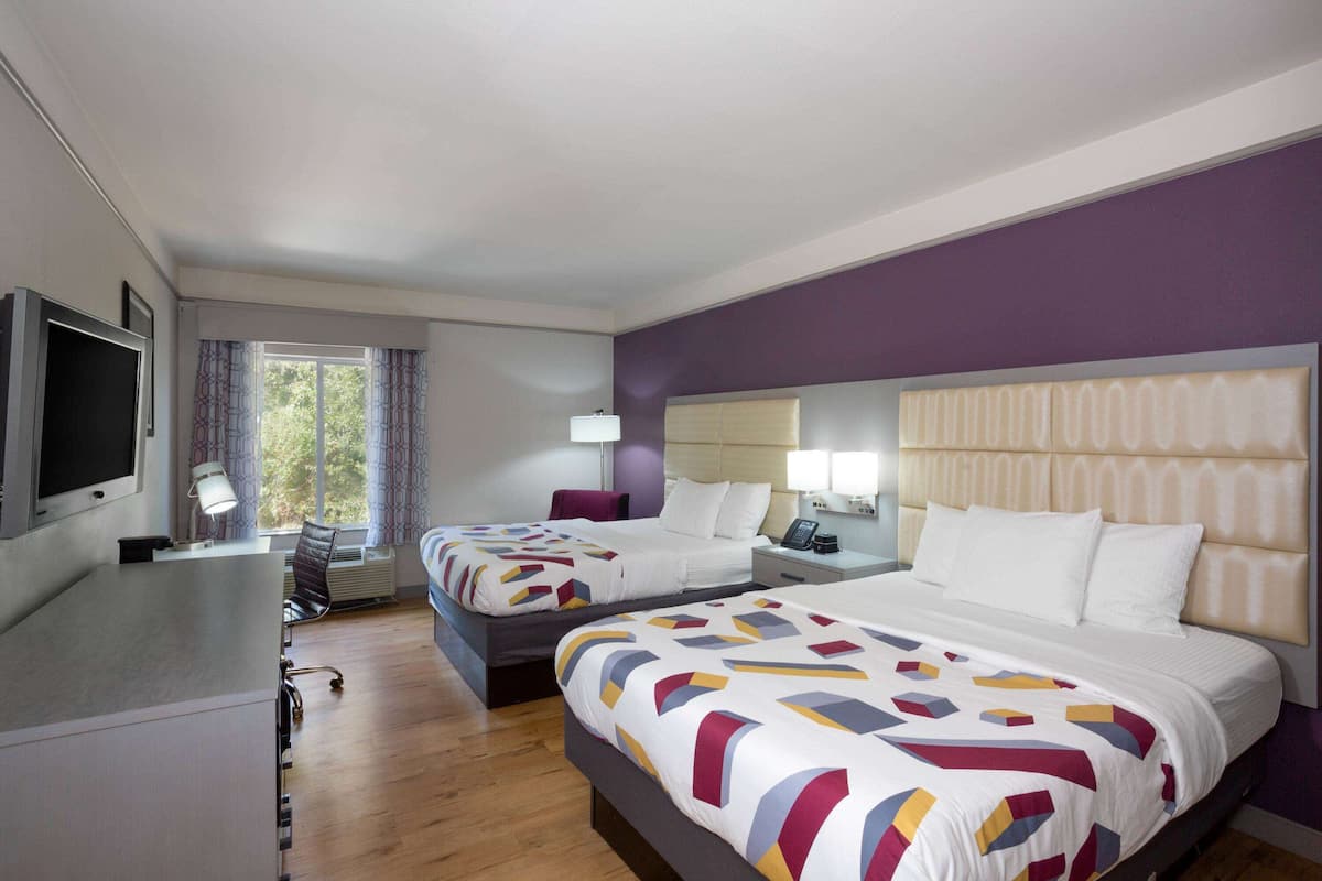 Room, 2 Queen Beds | Premium bedding, memory foam beds, individually decorated