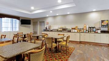 Free daily on-the-go breakfast