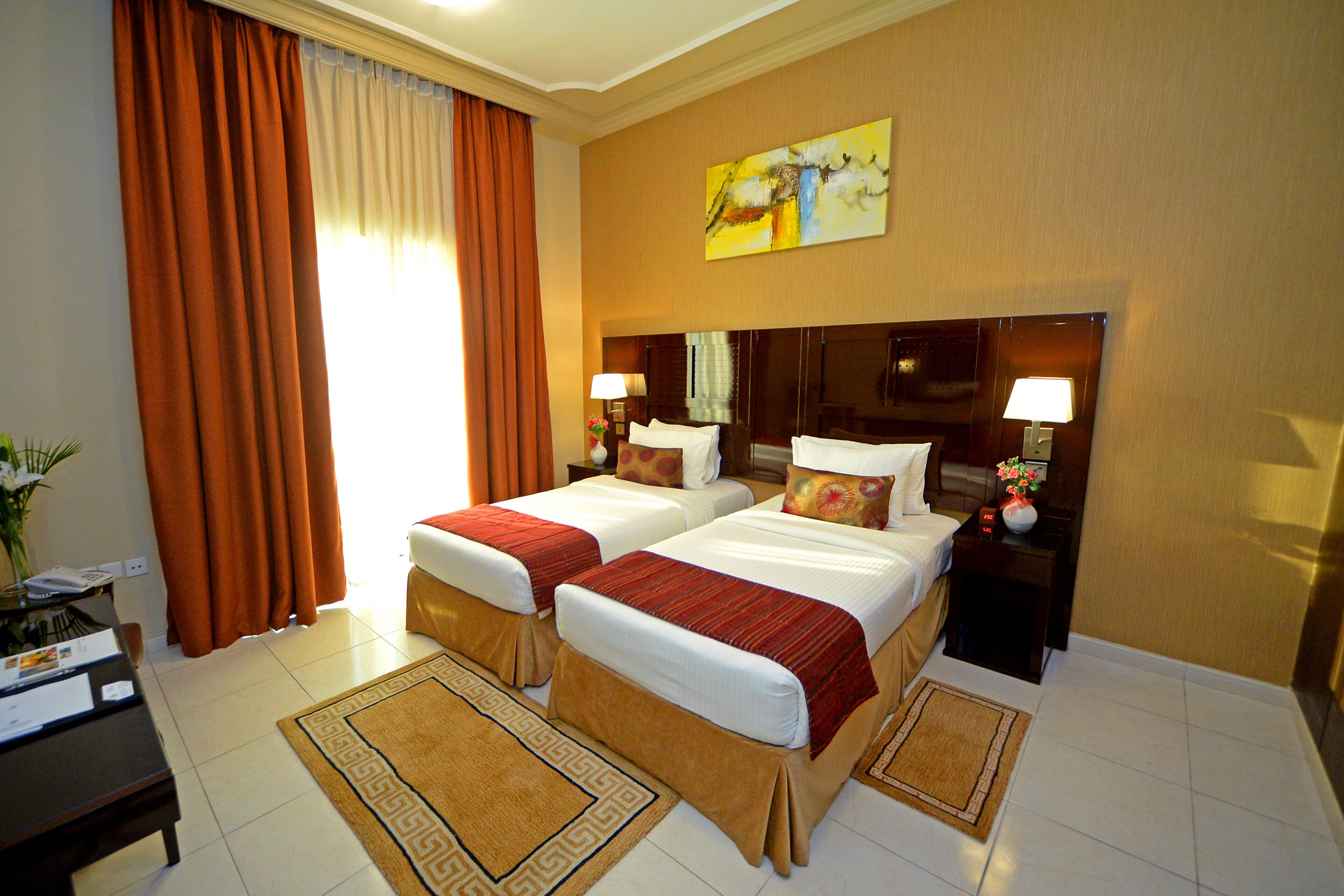 In-room safe, desk, laptop workspace, blackout drapes